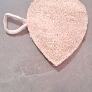 Heart Shape Natural Loofah