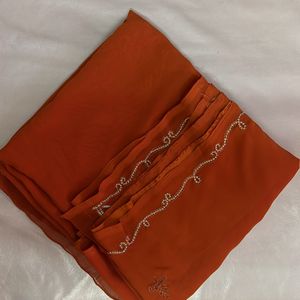 Orange Fancy Saree