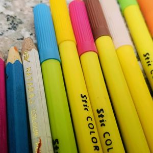 Scatch And Pencil Colour