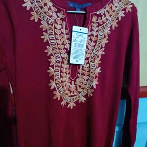 New Avaasa Brand Woollen Kurta