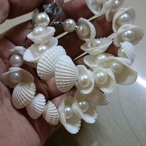 White Pearl Big Earring