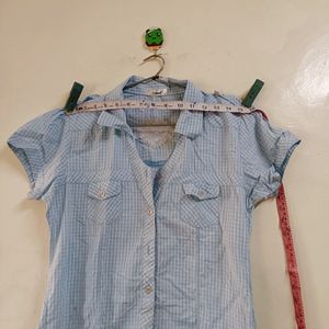 Light Blue Shirt Oversized