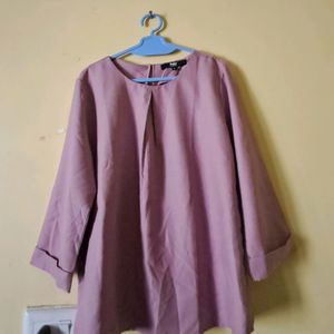 Pink Solid, Regular Top