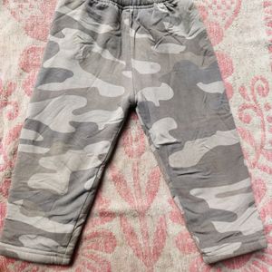 Army Print Child Winter Pant 2-4 Years