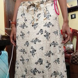 Floral Long Skirt