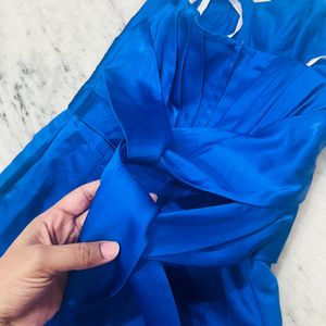 Royal Blue Off Shoulder Dress