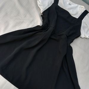 New Trendy Korean Short Midi Dress