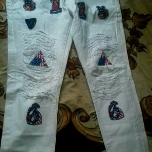 White Jeans Pant