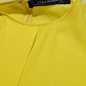 Zara Yellow Top