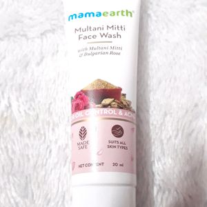 Mamaearth Multani Mitti Face Wash Mini Pack