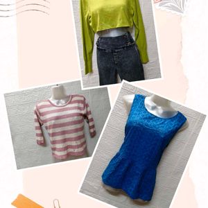 Combo Of Tops For Medium To L Size Women