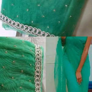 Two New Heavy Sarees ( One Piece 1500)