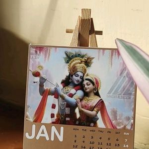 Easel Stand NEW YEAR Calendar 2024