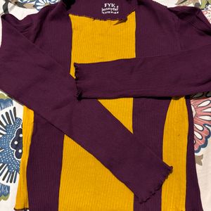 Full Sleeves Top With Gryffindor Combination