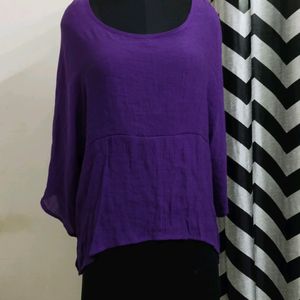 Plus Size Purple Top