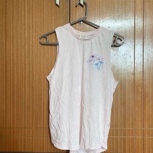 Women Pink Tank Top