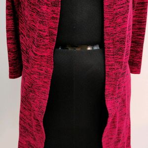 Women Red Shrug | Bust 40 | Length 30