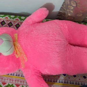 Pink Teddy Bear / Cute And Aesthetic