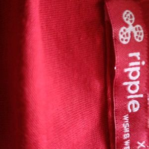 A Red Polo T Shirt For Women In Size XL.