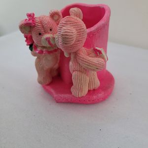 Cute Pink Pen Holder