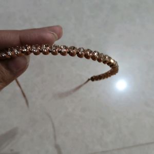 Crystal Choker In Rose Gold