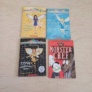 Set Of 4 Scholastic Books For Kids