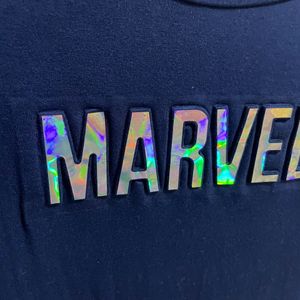 Marvel Blue Holographic Top