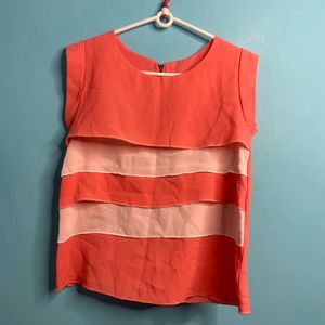 Round Neck Sleeveless Cute Top