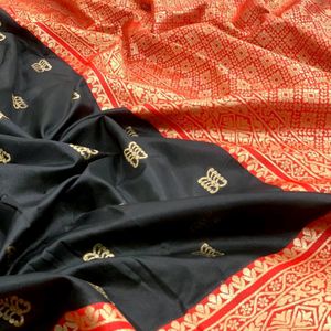 ❤🖤 Banarasi Soft Silk Saree .❤🖤