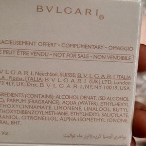 Bvlgari Perfume Branded With Tag