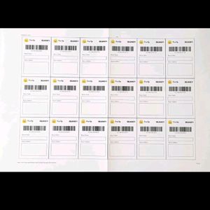 16 Pack Delivery Printed Label + Glue