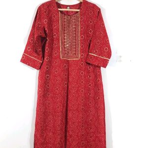 RED ETHNIC SET