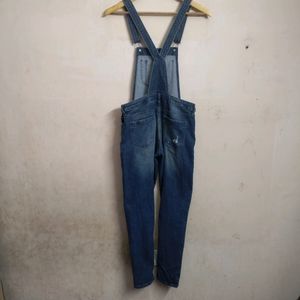 Denim Dungaree For Teenage Girls