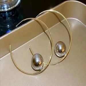 Gold Platted Hoop Earrings