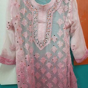 Lucknowi Chikankari Suit