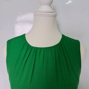 Zara Basic Green Dress