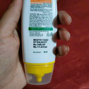 Garnier UV serum sunscreen