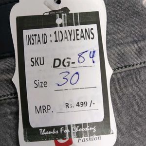 DG-84 Size-30 Slim Jeans