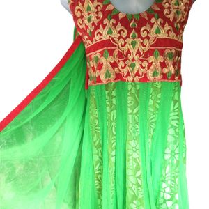 Gown With Dupatta