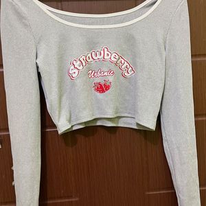 Urbanic Strawberry Crop Top