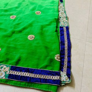 Velvet Border Saree