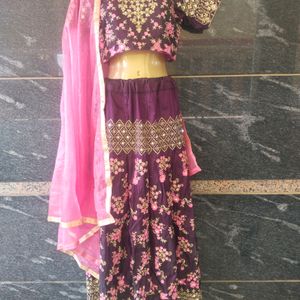 Designer Lehenga With Dupatta And Readymade Blouse