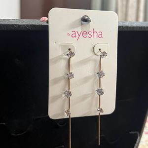 Ayesha Diamond Studded Stone Earrings