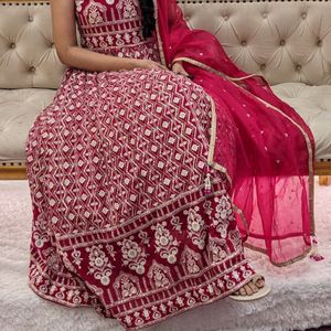 Pink Anarkali