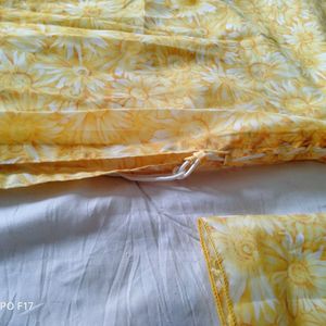 Yellow Fancy Kurti