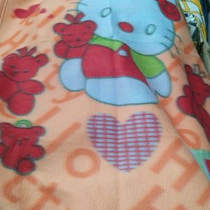 Baby Blanket Cartoon Print