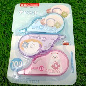 Set Of 3 Correction Tapes