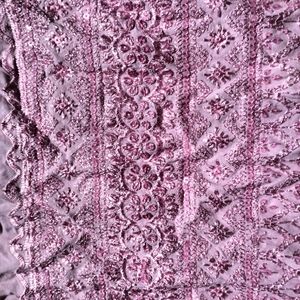 Pink Chikankari Kurti