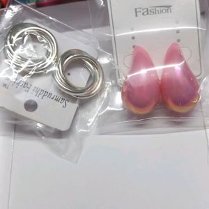 New  Earrings With Free Gift