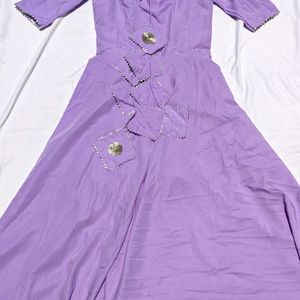 Lavender Kurta Set